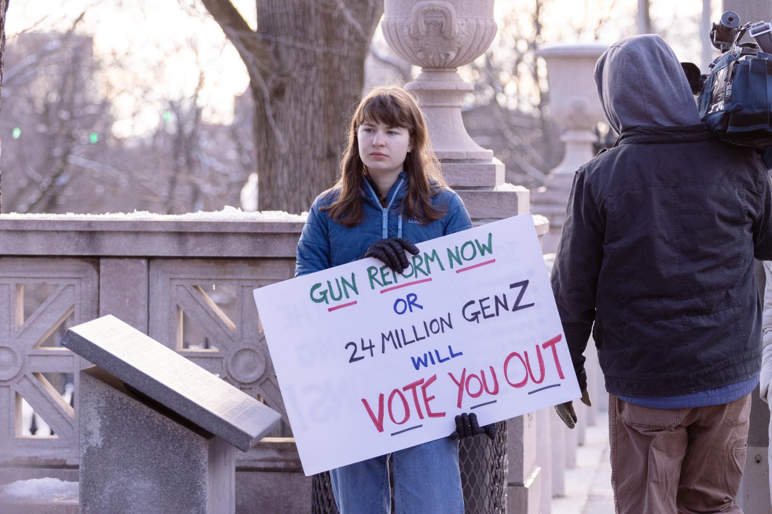 Boston Students Gather To Protest Gun Violence