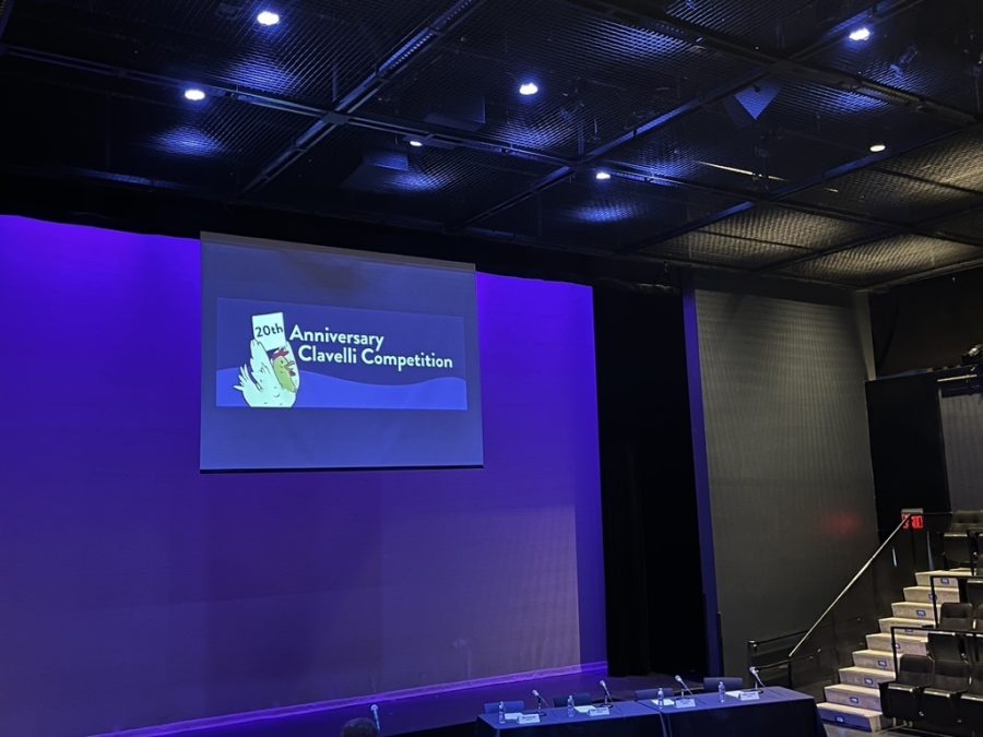 Stage before the Clavelli Competition w/ Judge Table