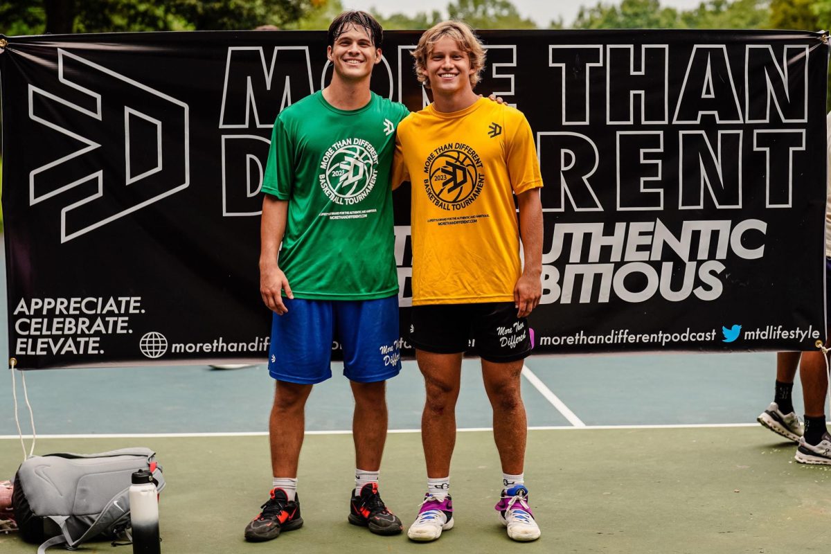 Colin (left) and Brendan McNamara (right) after their second annual MTD Tournament.