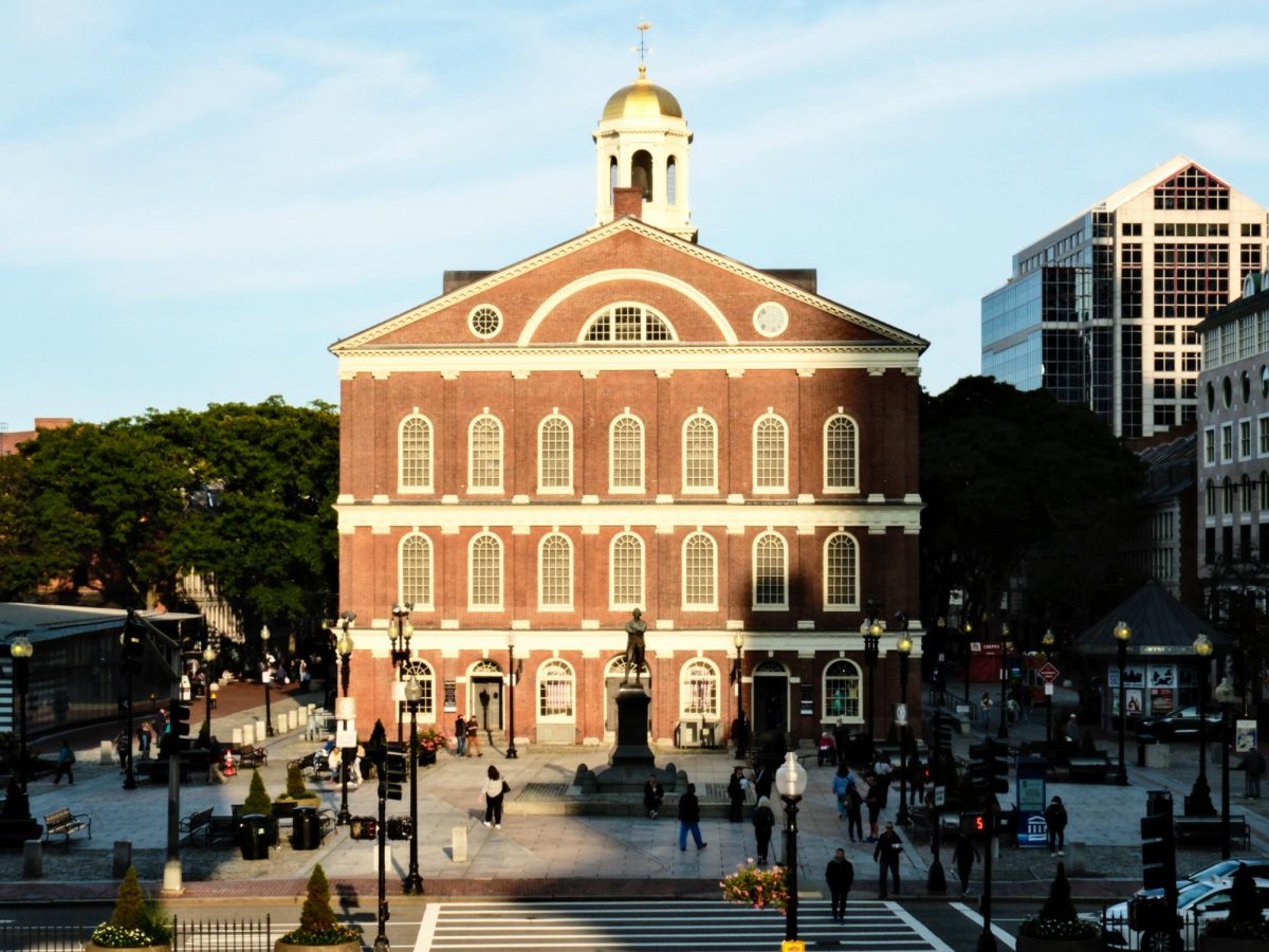 Faneuil Hall in Boston.