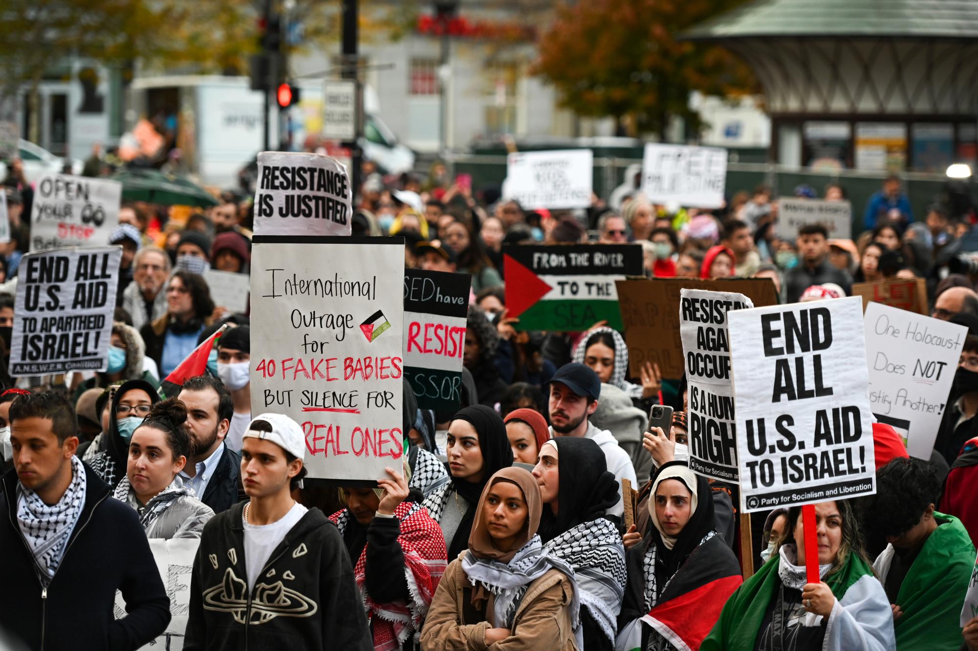 Gaza+Strip+Bombings+Spark+Protests+in+the+Streets+of+Boston