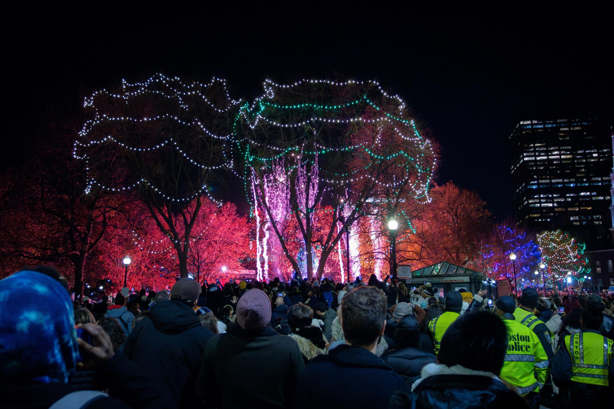 Boston Common celebrates various festivities during Holiday Tree Lighting