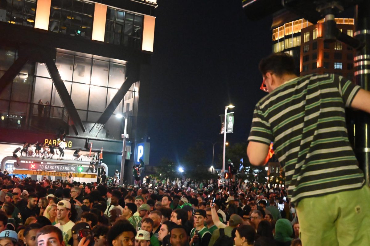 TD Garden erupts in celebration after the Celtics win the 2024 NBA Championship