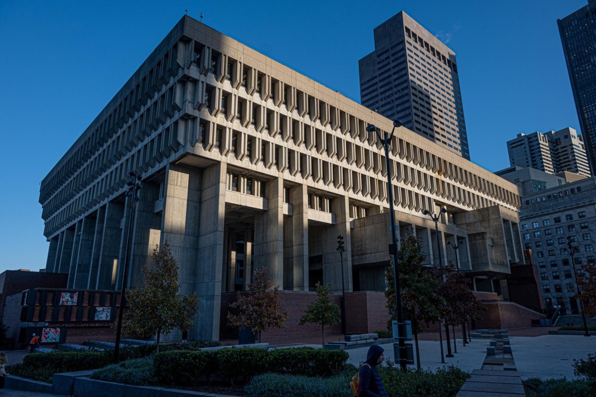 Boston City Hall in the evening on Monday, October 28, 2024.(Nick Peace/ For the Beacon, File)