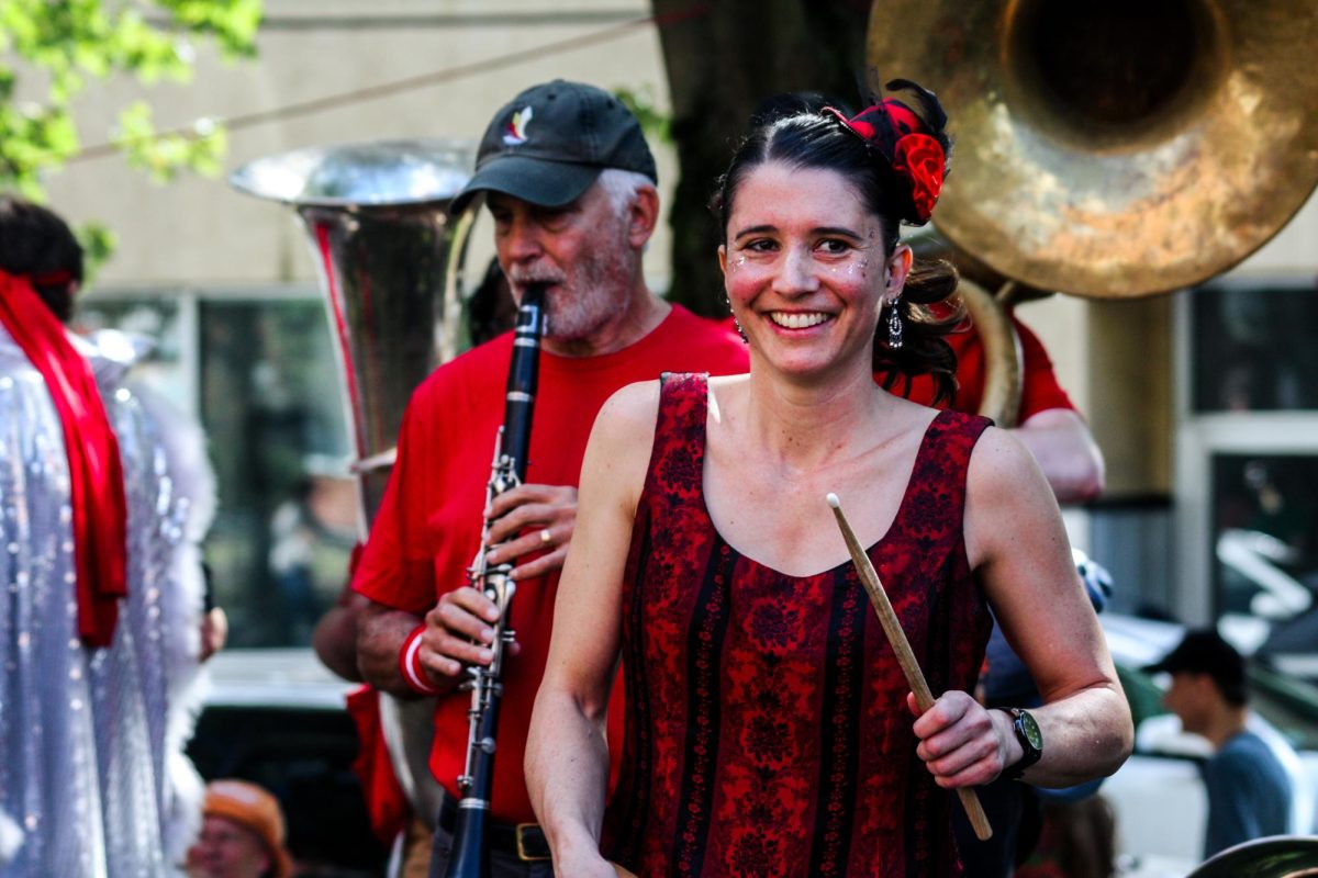 A performance from the Good Trouble Brass Band