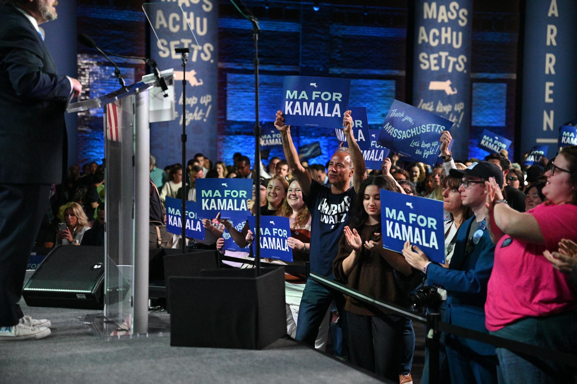 MassDems express hope and confidence on election night ahead of Trump's comeback victory