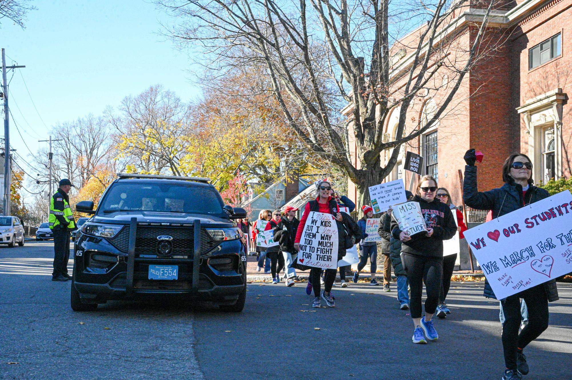 From the school lawn to the Statehouse: North Shore teachers continue to rally