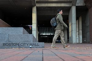 Boston City Hall on Monday, October 28, 2024. (Nick Peace/ For the Beacon, File)