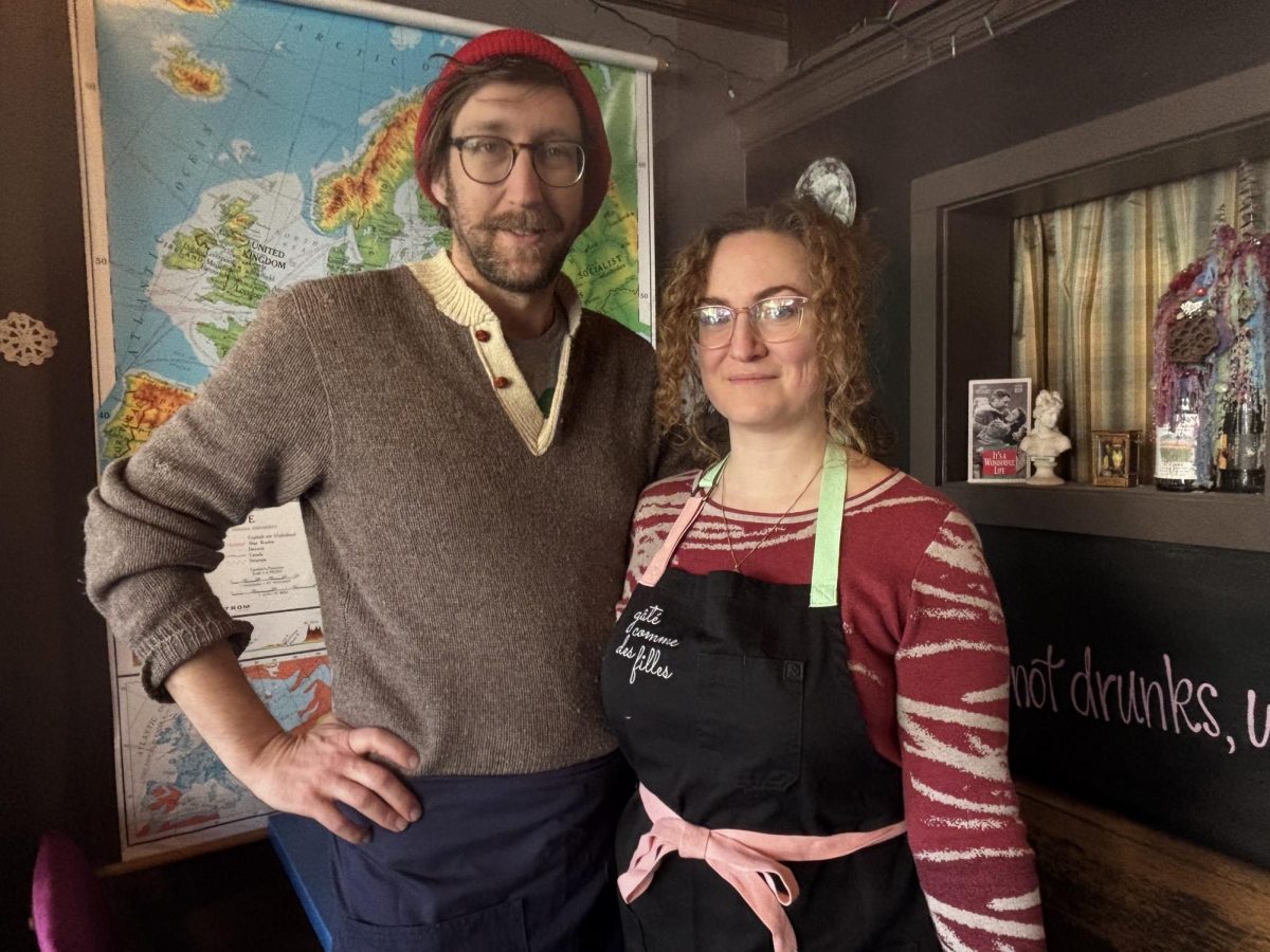 Bobby MacLean and Alexandra Whisnant, who opened Zuzu's Petals in 2021.