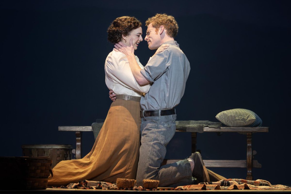 Talia Suskauer and Max Chernin in the National Tour of PARADE, photo by Joan Marcus