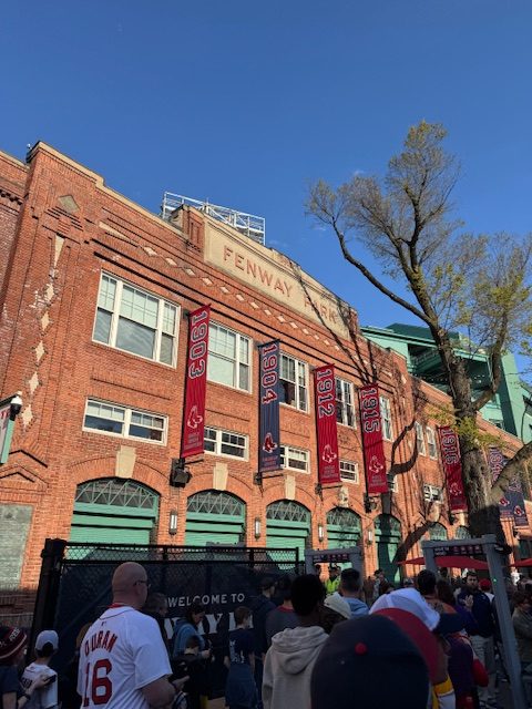 Entrance to Fenway Park on Jersey St. (Daniel O'Toole/ Beacon Staff)