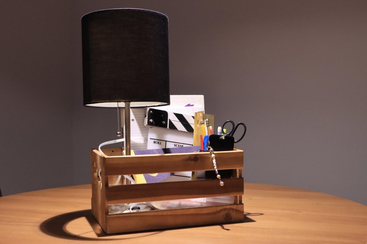 A depiction of an employee's belongings.. (Arthur Mansavage/ Beacon Staff)
