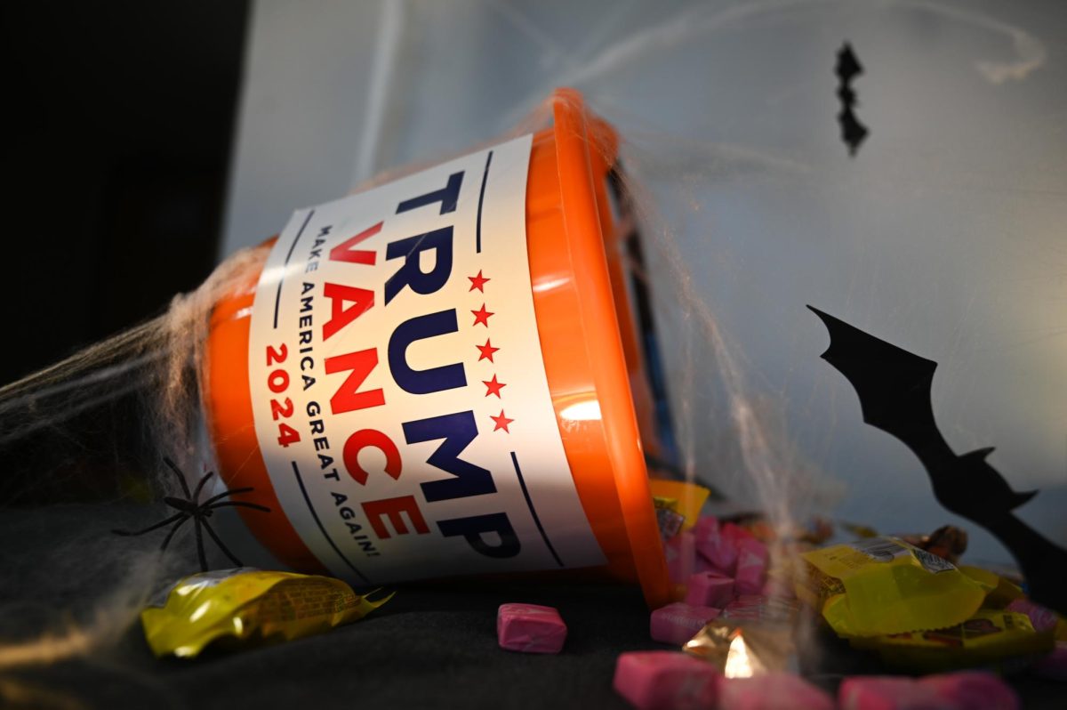 A depiction of a Halloween candy bucket
(Bryan Hecht / Beacon Staff)
