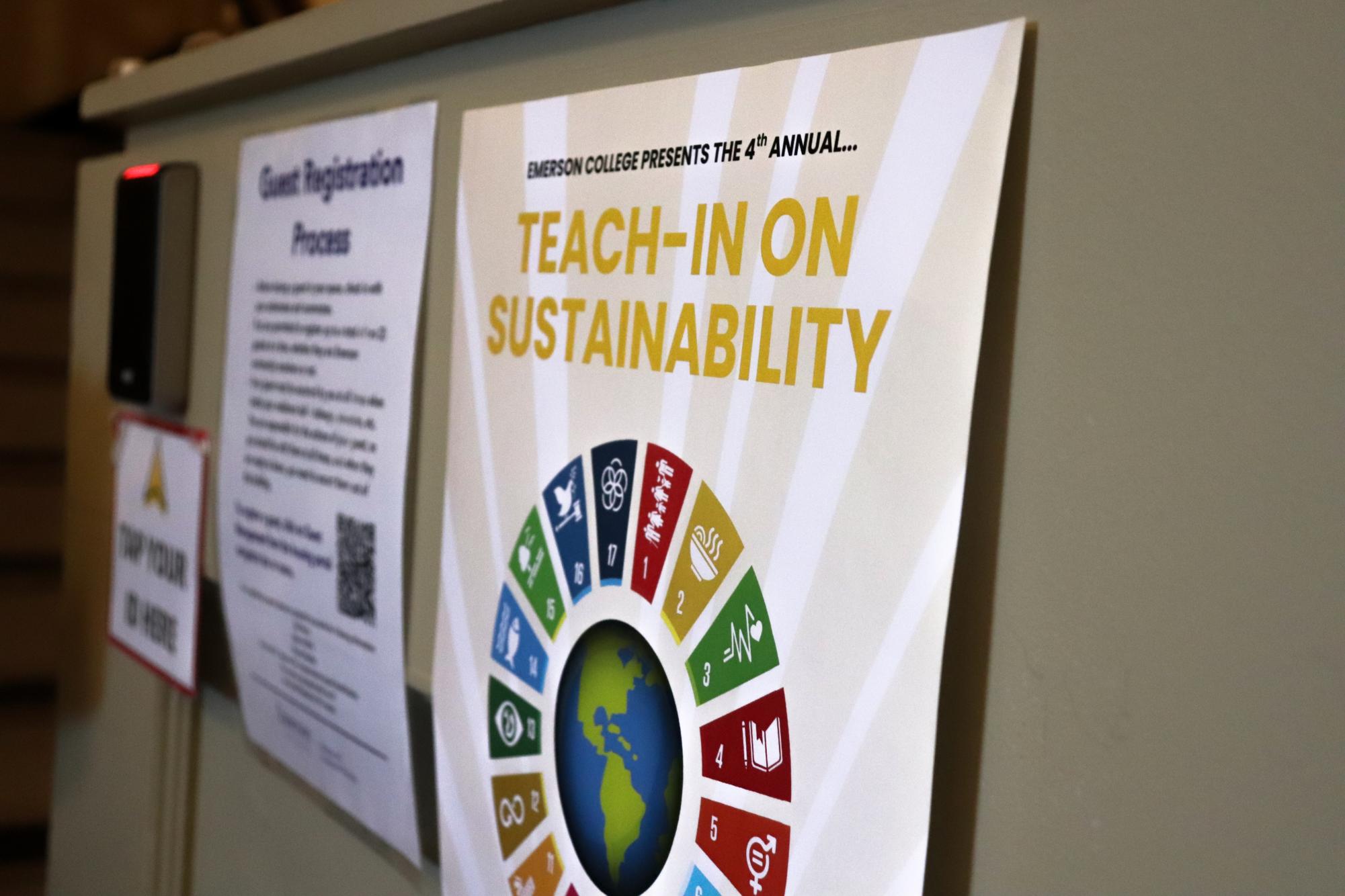 The fourth annual  Teach-In on Sustainability offered various educational and comedic events between Oct. 15 and Oct. 17, 2025. (Bryan Hecht / Beacon Staff)