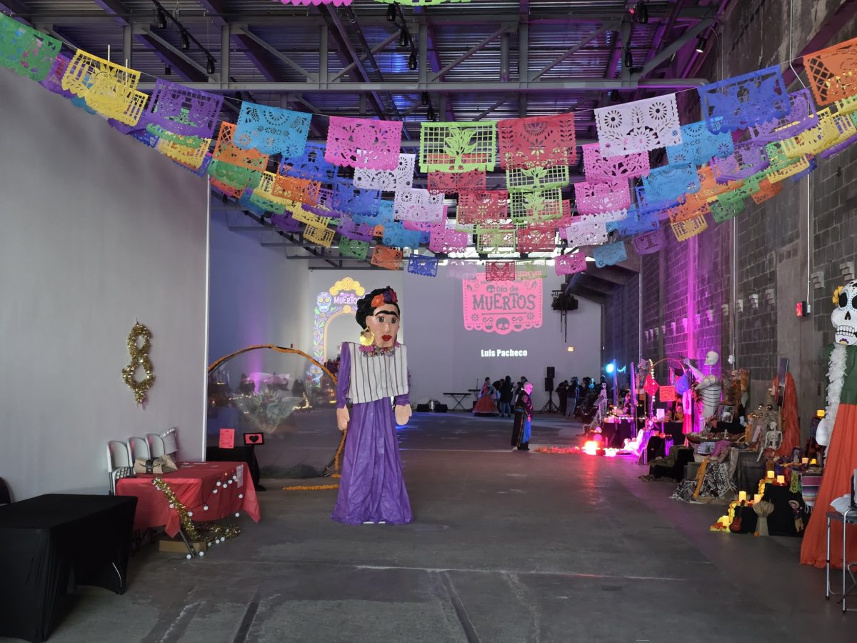 The art gallery space at ICA Watershed during the celebration of Dia de los Muertos. (Veronica Robles Cultural Center / Courtesy)