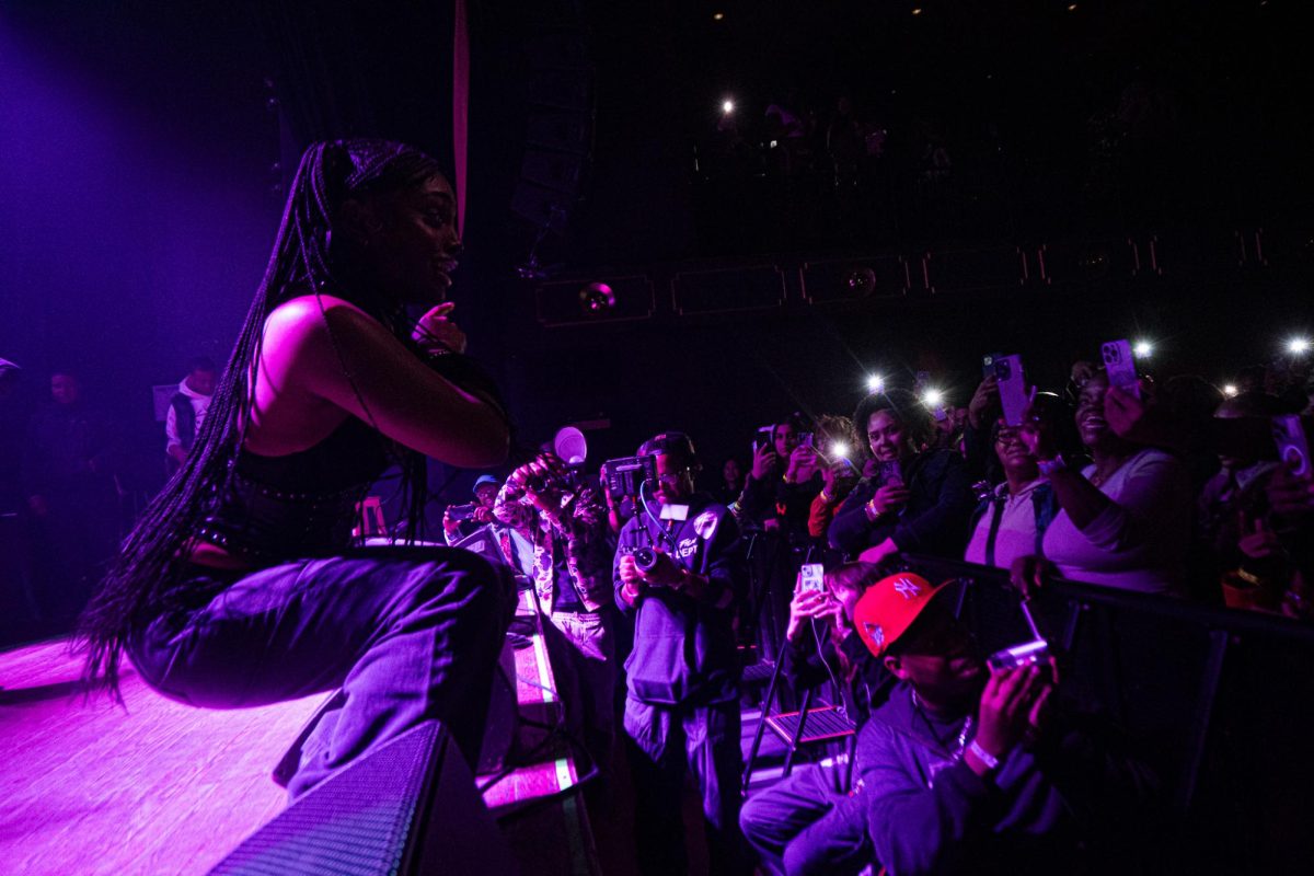 A performance during the #IVoted concert Tuesday night. (Nick Peace/ Beacon Staff)