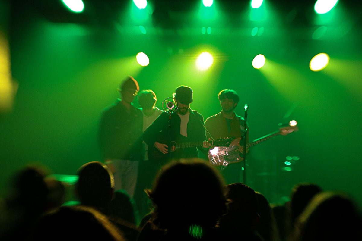 Hunter Metts performing at Brighton Music Hall. (Nick Peace / Beacon Staff)