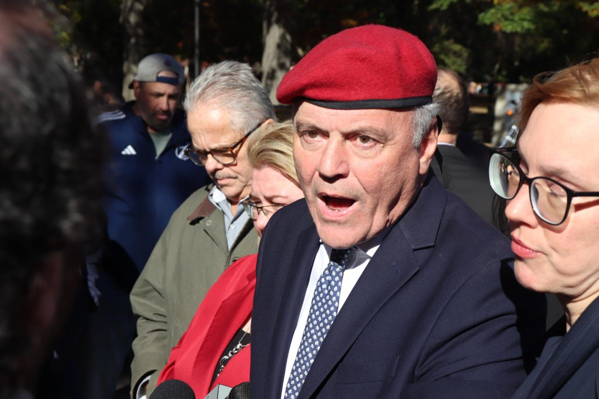 Sliwa is fired up when asked why he hasn't dropped out the race yet.