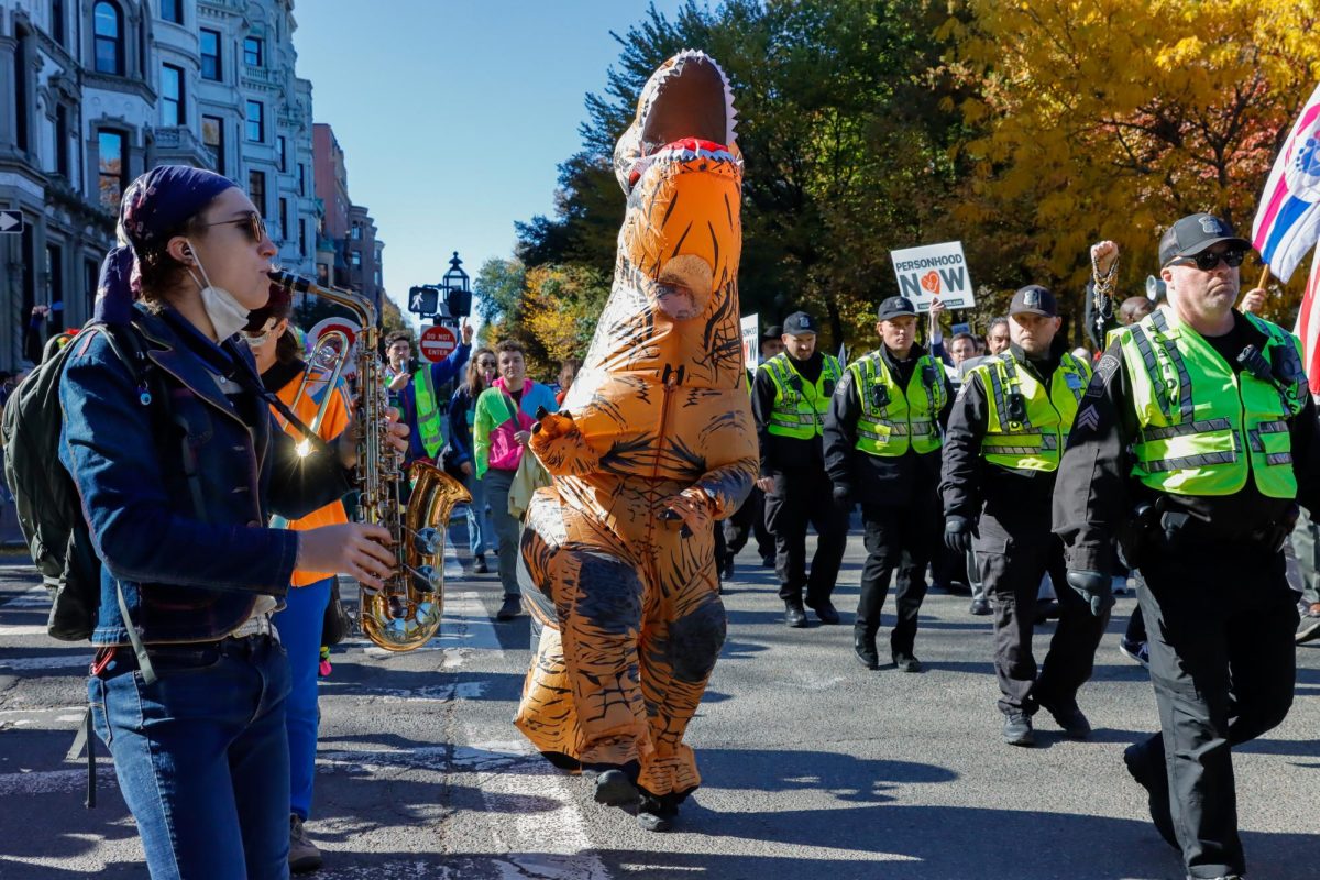 Photos: Annual Men’s March against abortion draws counter-protests in Boston