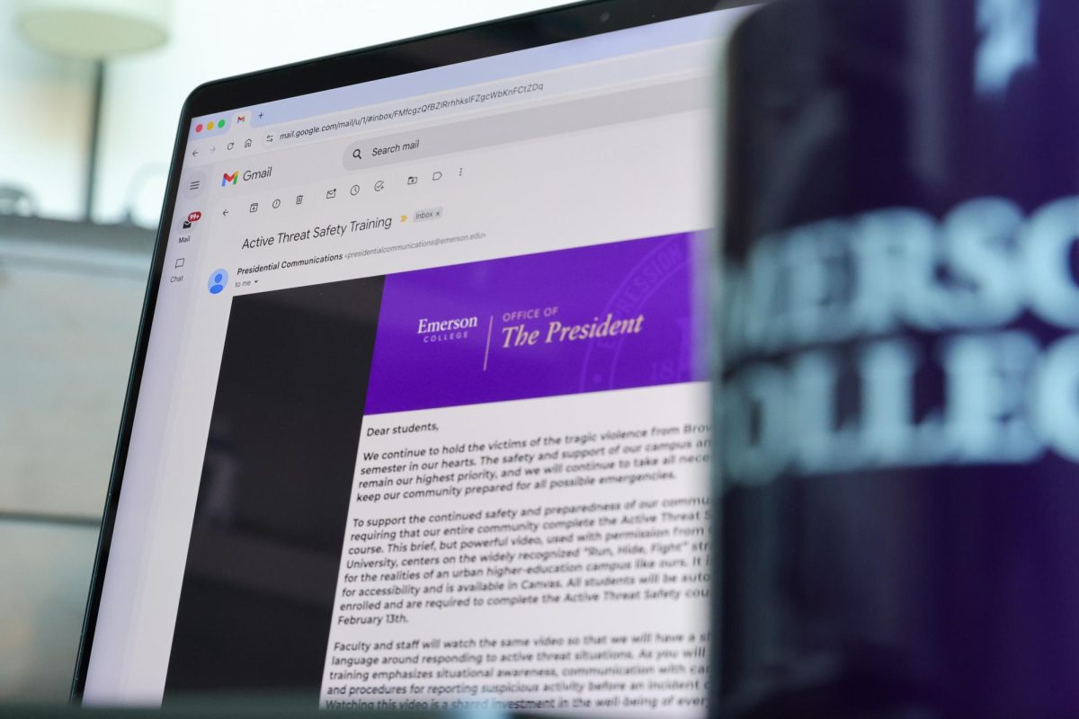 A community-wide notification was sent Thursday morning requiring the 'entire community complete the Active Threat Safety Training course'. The announcement came from the office of the president around 11:50 AM EST on Thursday, Jan. 29 2026. (Arthur Mansavage/ Beacon Staff)