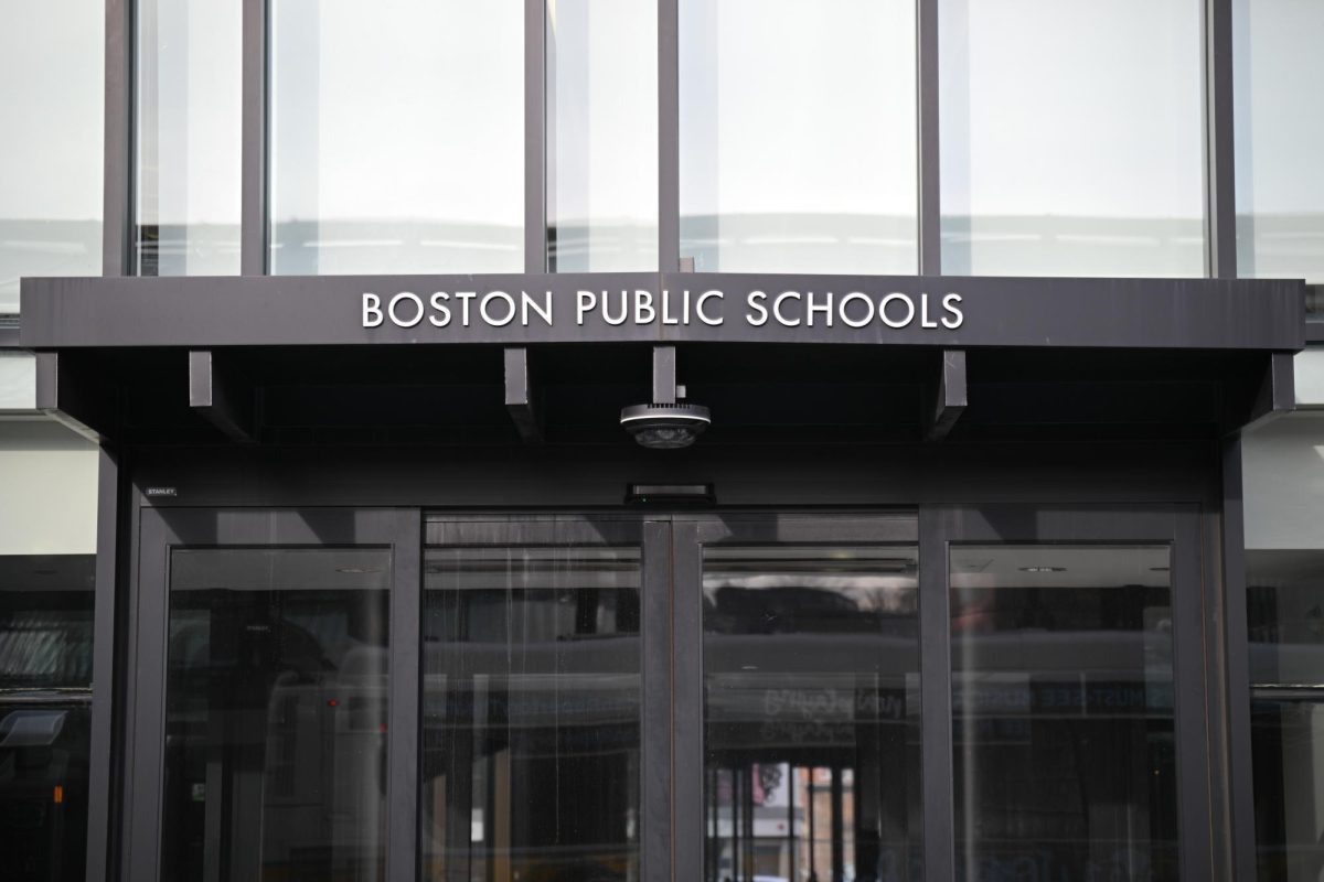 The Boston Public Schools main office buildings at the Bruce C. Bolling Municipal Building in Roxbury on Tuesday, Jan. 13, 2026. (Riley Goldman/ Beacon Staff)