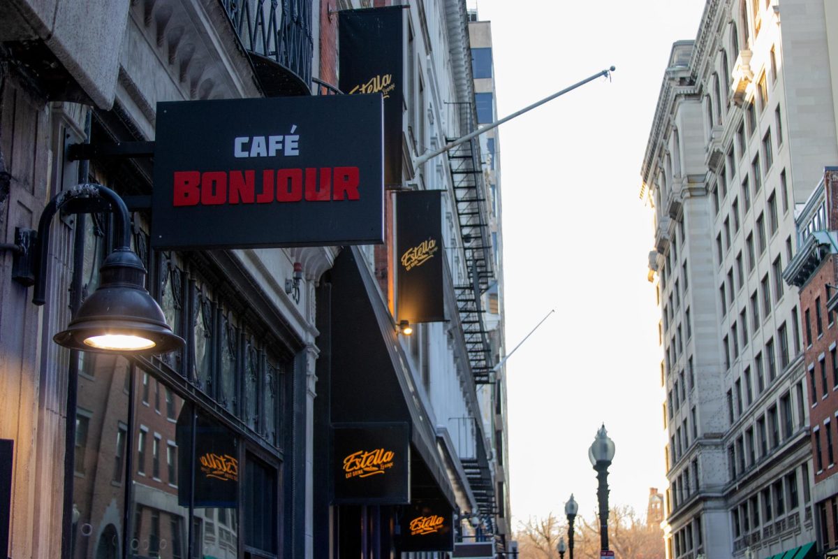 Café Bonjour at 55 Temple Pl. (Avary Amaral/Beacon Staff)